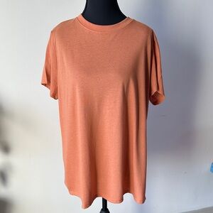 Torrid Everyday Signature Jersey Crew-Tee in Raw Sienna